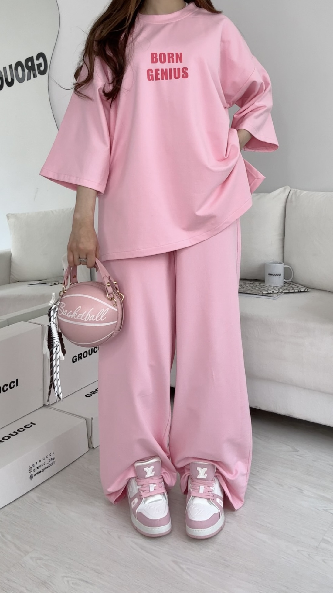 تیشرت وشلوار pink