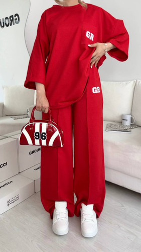 تیشرت وشلوار Red
