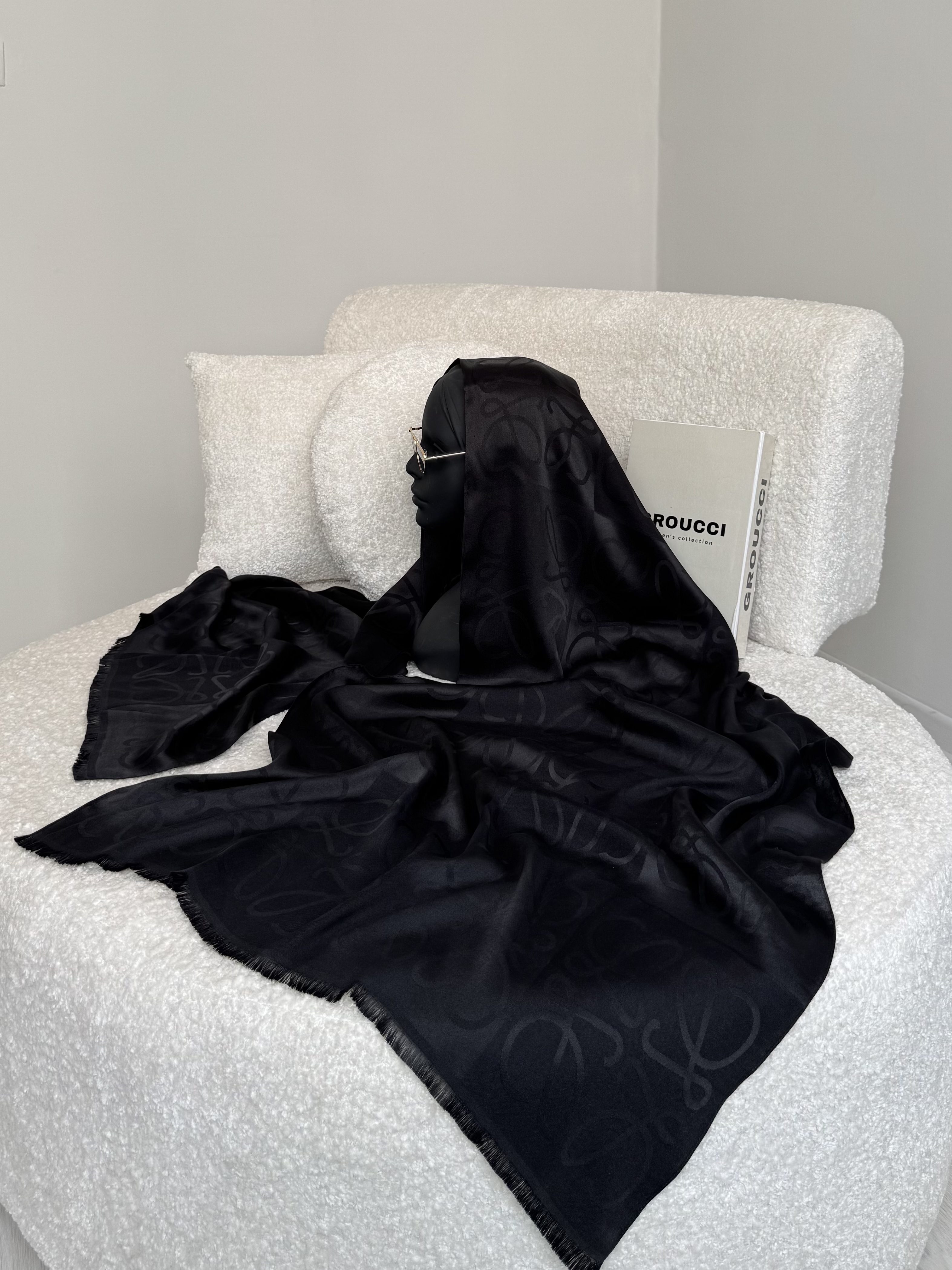 شال کشمیر black