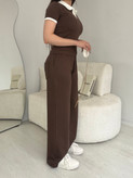 تیشرت و شلوار vivi قهوه ای