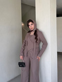 ست سه تیکه violet نسکافه ای