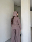 ست سه تیکه violet نسکافه ای