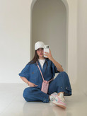 وست و شلوار denim جین آبی