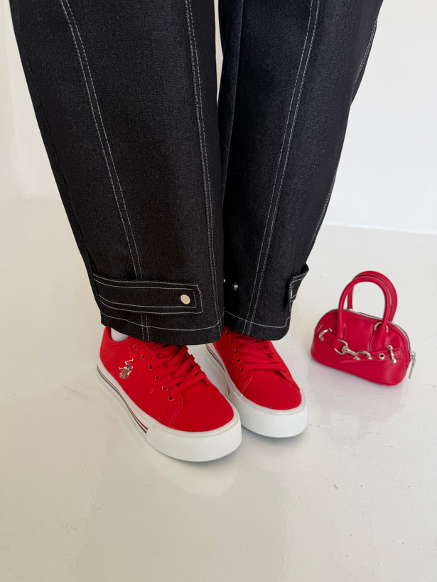 وست و شلوار denim جین ذغالی