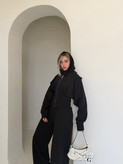 سویشرت کرستی و جاگر miu مشکی